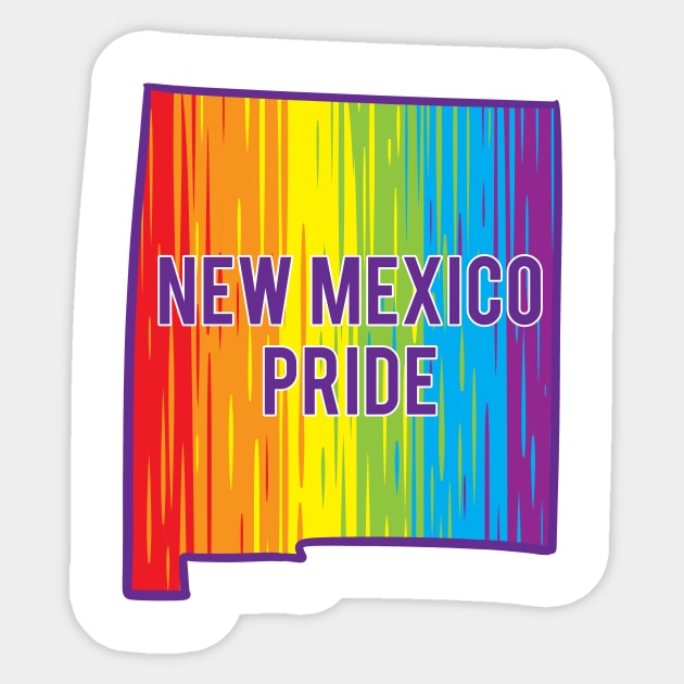 New Mexico Pride Sticker by Manfish Inc.